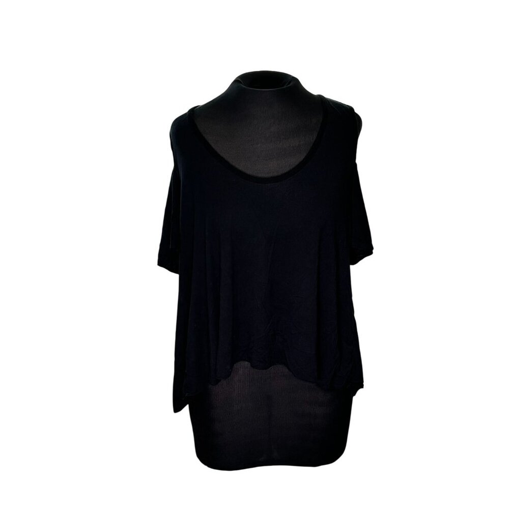 Dont Ask Why Black Loose Fit Top Made In Italy